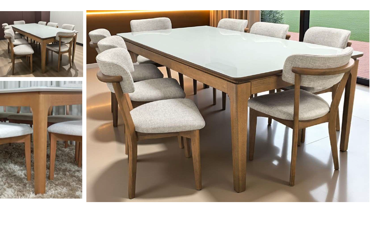 Mesa Lara 8 Cadeiras 2,20 m