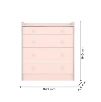 Cômoda Doce Sonho Rosa