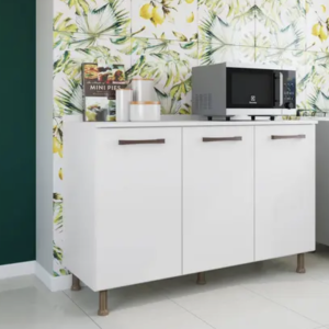 Balcão 3 Portas Napoli Branco