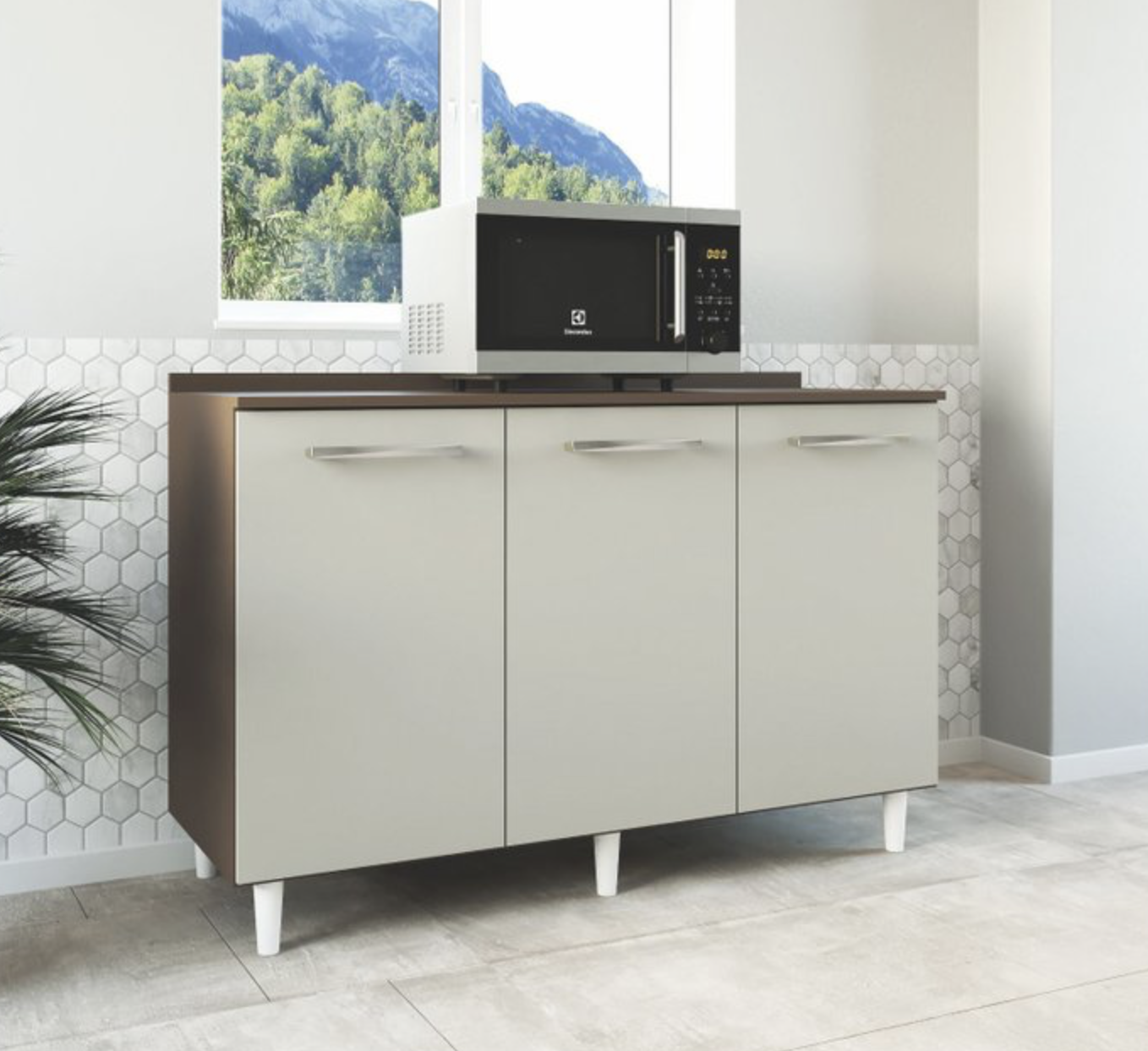 Balcão 3 Portas Napoli Freijo