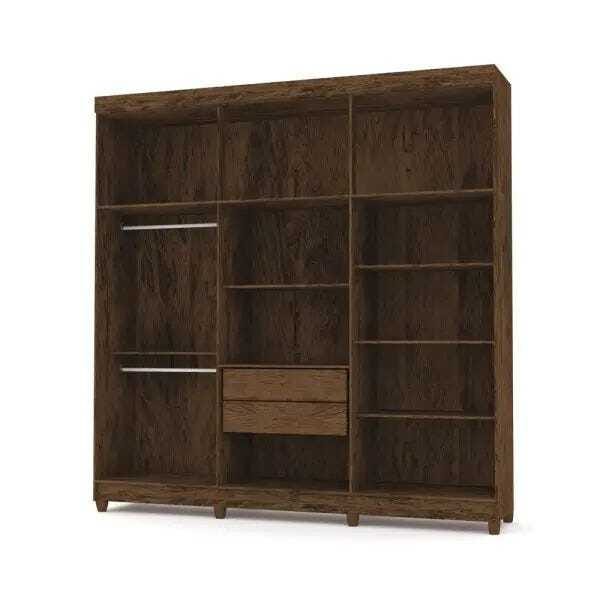 Guarda Roupa Elegance Imbuia Champagne