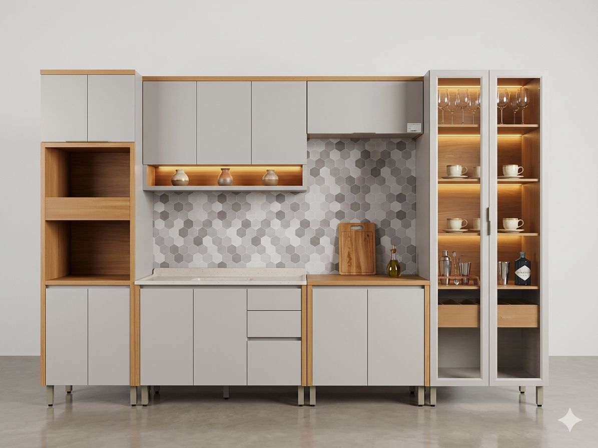 Cozinha Allure Com LED