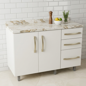 Balcão de Pia 100% MDF 1m